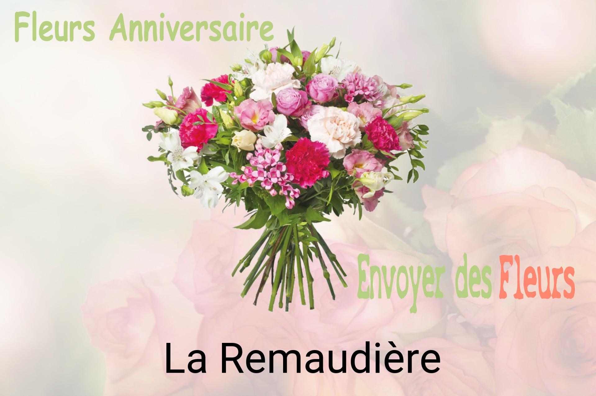 Bouquet de fleurs d’anniversaire livré à La Remaudière