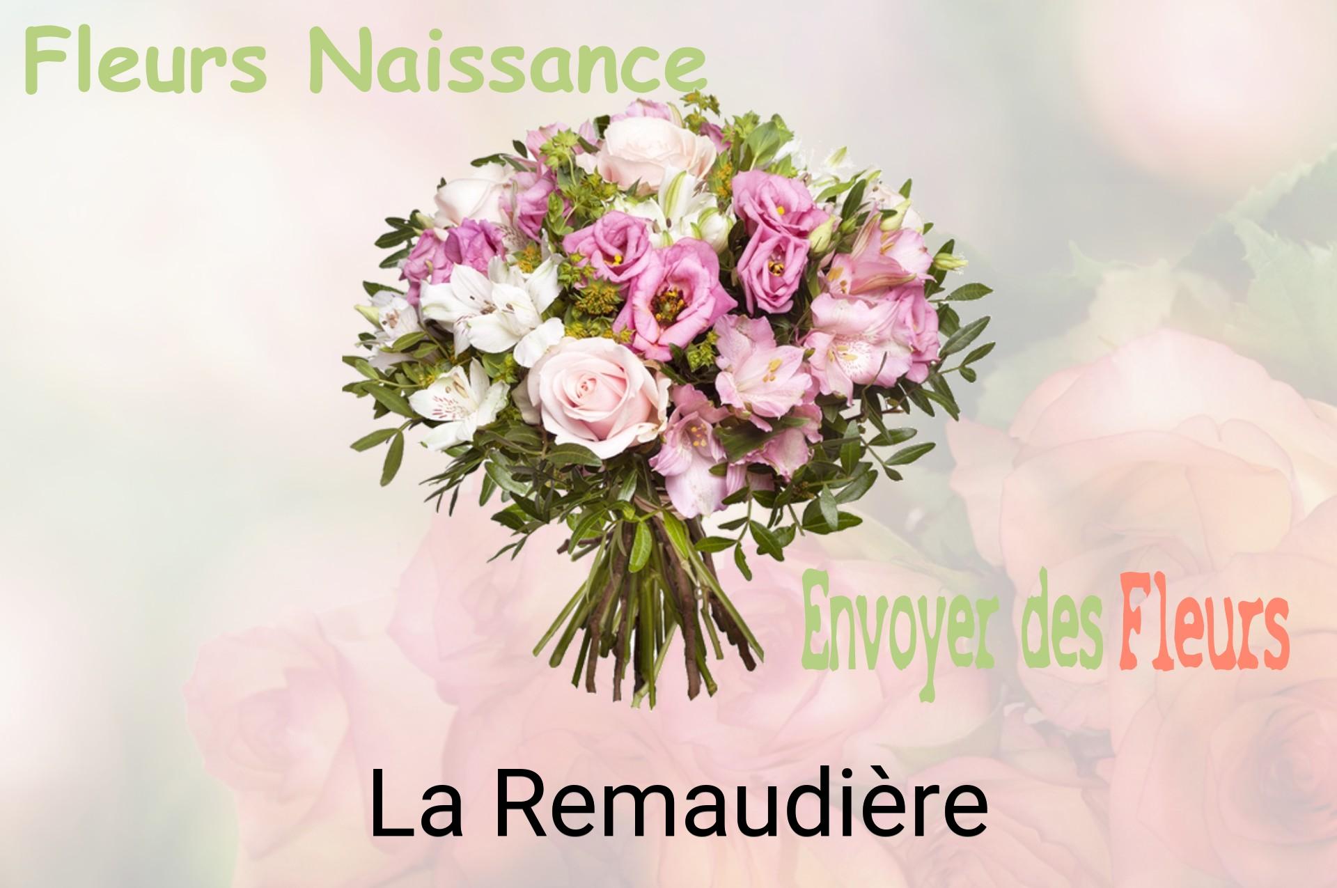 Bouquet de fleurs de naissance livré à La Remaudière